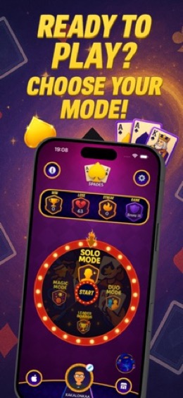 Spades VIP ekran 1